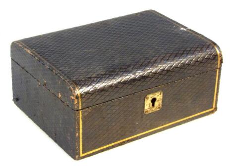 An early 20thC Boot's Fancy Department jewellery casket