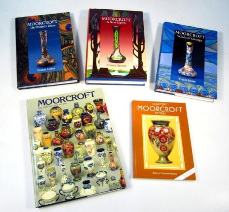 Various books for Moorcroft collecting