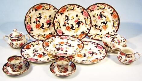 Various Mason's Mandalay pattern china