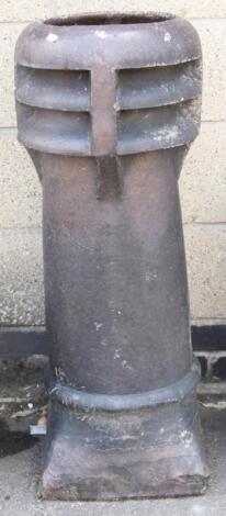 An early 20thC stone baked chimney