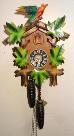 A modern Black Forest style cuckoo clock