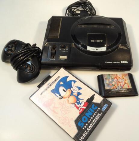 A Sega Megadrive computer console