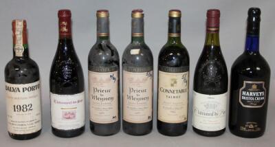 Various alcohol to include 1985 Prieur De Meyney