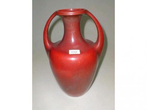 A Bretby two-handled vase