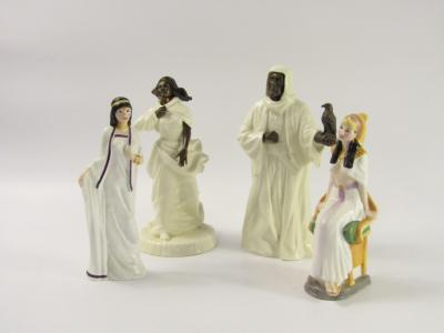 Two Minton porcelain figures