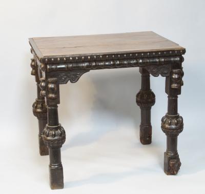 A 17thC Flemish rectangular centre table