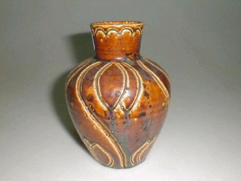 A London School of Art pottery vase by E. Cooper