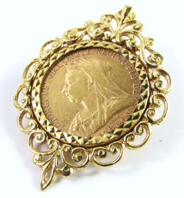 A Victoria gold sovereign