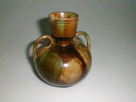 A Dunmore pottery two-handled vase