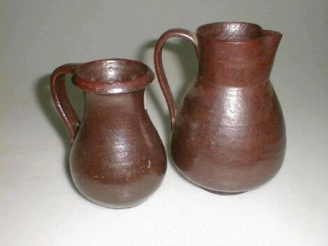 A S & E Collier Silchester Ware terracotta jug