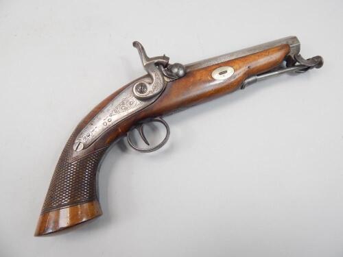 A late 18thC / early 19thC percussion pistol