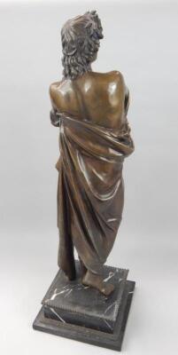 A late 19thC / early 20thC bronze figure - 2