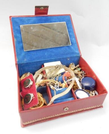 A box of costume jewellery