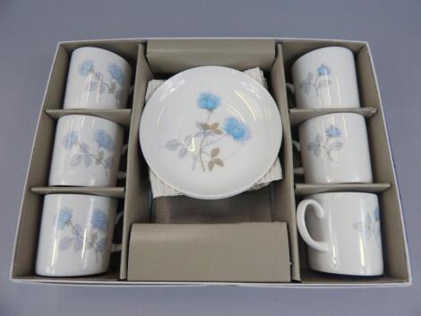 A Wedgwood Ice Rose pattern coffee service