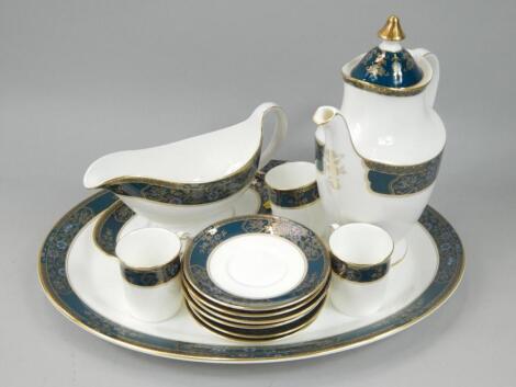 A Royal Doulton Carlyle pattern part dinner service