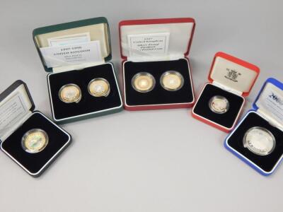 Various cased proof coins - 2