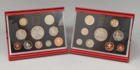 Various proof coin sets