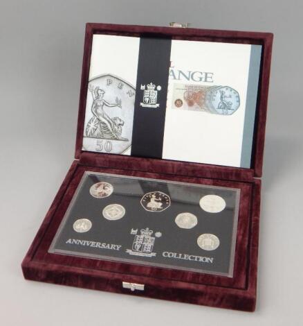 A proof coin set