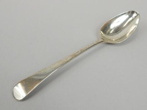 A George III silver Old English pattern tablespoon