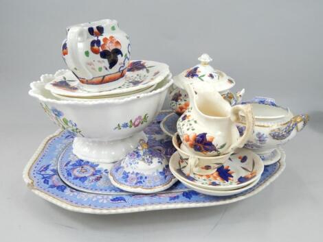 A quantity of 19thC porcelain