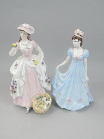 Two Coalport limited edition figures