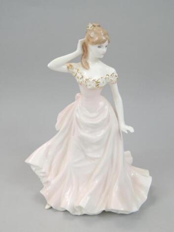 A Coalport limited edition porcelain figure