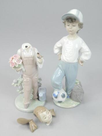 Two Lladro porcelain figures