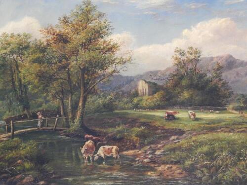 E Waller (19thC). Valle Crucis Abbey