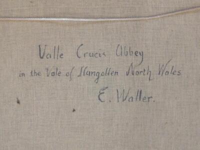 E Waller (19thC). Valle Crucis Abbey - 4