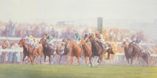 Mike Heslop (20thC). Dancing Brave - Prix de L'Arc de Triomphe