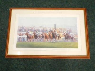 Mike Heslop (20thC). Dancing Brave - Prix de L'Arc de Triomphe - 4