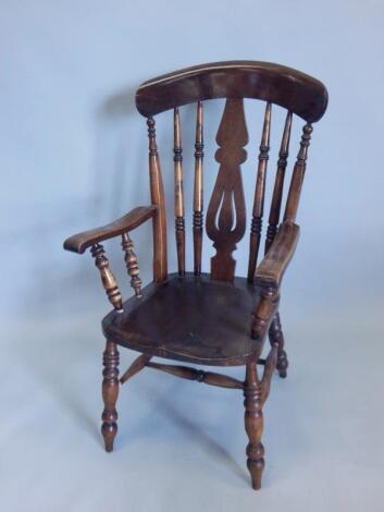 A late 19thC Windsor type chair