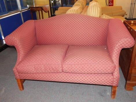 A mahogany sofa in George III style