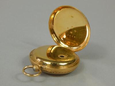 A late 19th/early 20thC 18carat gold fob watch - 3