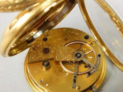 A late 19th/early 20thC 18carat gold fob watch - 4