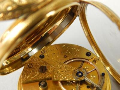 A late 19th/early 20thC 18carat gold fob watch - 5