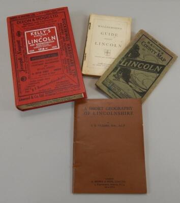 Various books relating to Lincoln and Lincolnshire