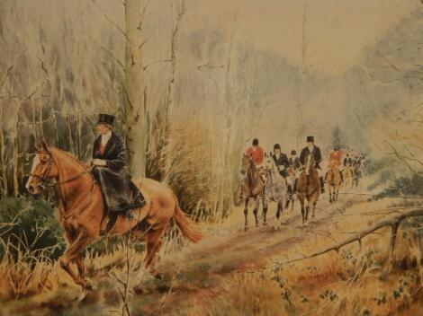 After Ros Goody. Signed limited edition print titled Mrs Parry