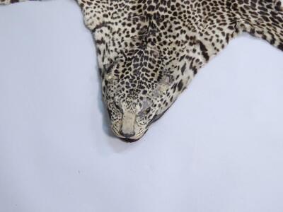 A leopard skin rug - 2