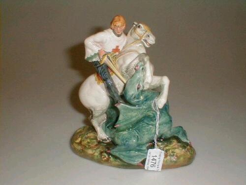 A Royal Doulton figure 'St George'