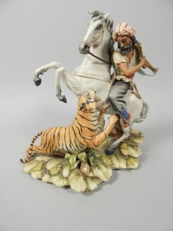 A Capo di Monte porcelain figure by Mariani