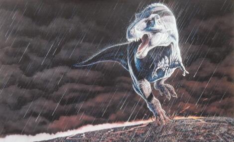 Steve Bindon. Storm front Tyrannosaurus Rex