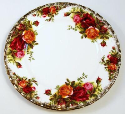 A Royal Albert Old Country Roses part service - 2