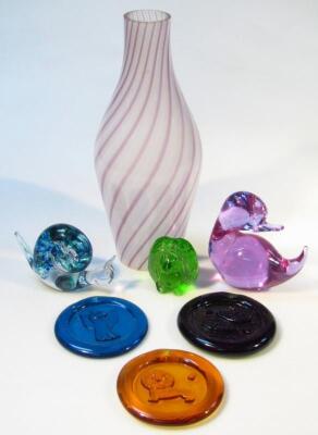 Various other studio and other modern glass