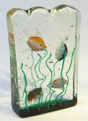 A 20thC Studio glass sculpture