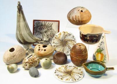 Various Studio pottery