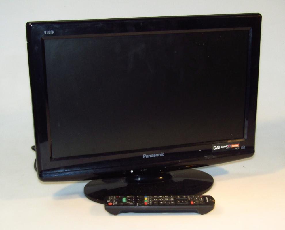 A Panasonic DV3 Viera 19 colour television