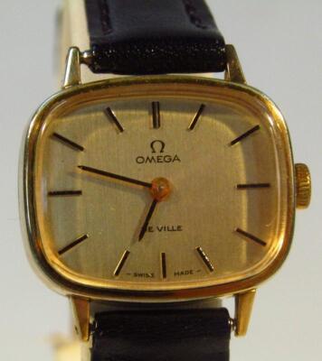 A ladies Omega wristwatch