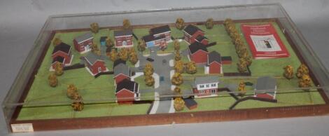 A Geoffrey Stafford Midland House Mortgages model village