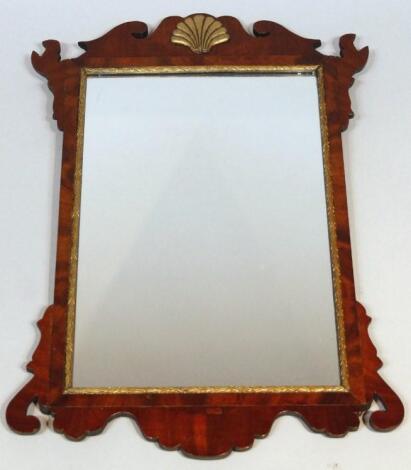 A Chippendale design pier glass